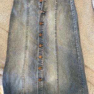 Mother denim skirt